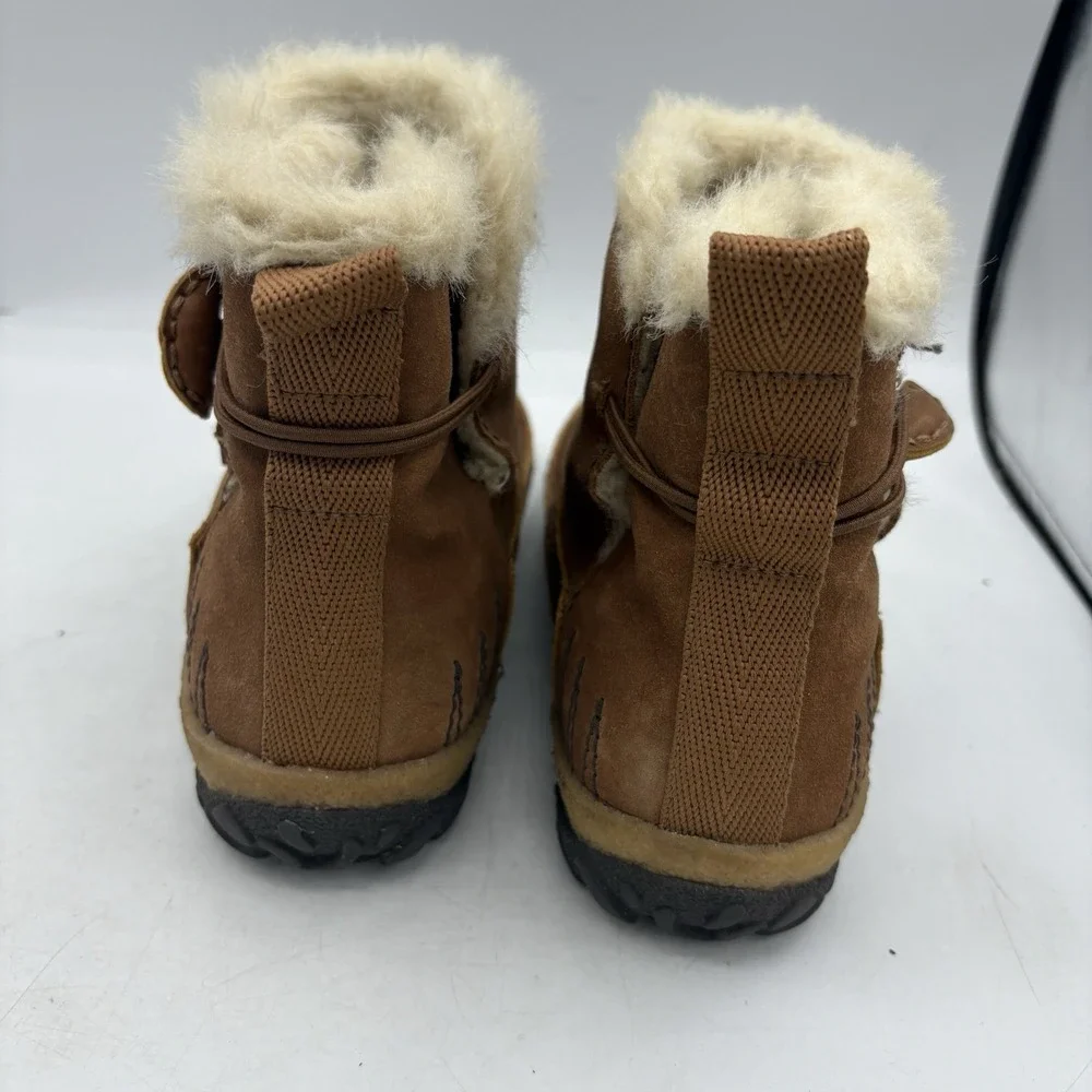 Merrell Snow Boots Womens Size 7.5 Tremblant‎ J45932 Brown Leather Dry Winter